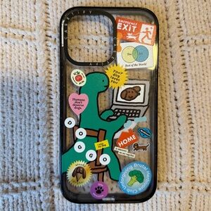 Casetify Black Dinosaur iPhone 14pro max Case JOGUMAN